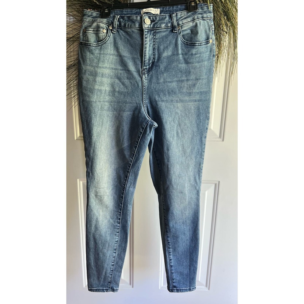 Anthropologie ELOQUII Denim super Hi-Rise blue Jeans Size 14S